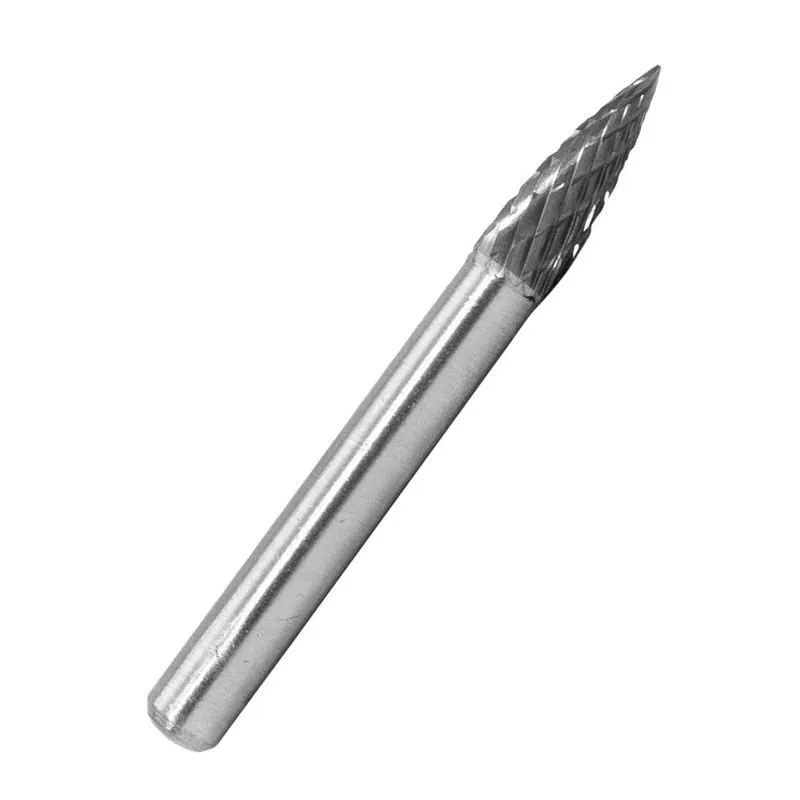 Lima Rotativa Arvore Pont 6mm Metal Duro Tungstênio - Ômega