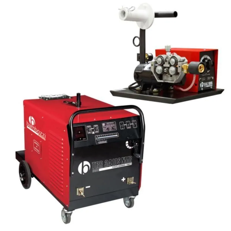 Máquina de Solda MIG / MAG 400A TRR 3410 S NMR com Cabeçote Externo SAG1006 BAMBOZZI
