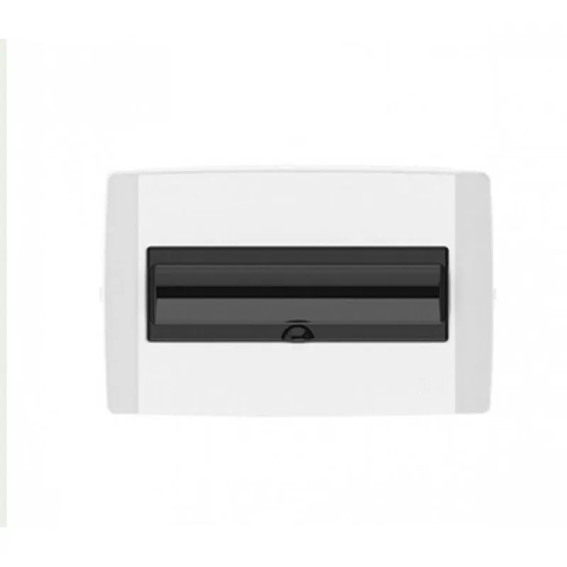 Quadro Distribuicao Embutir Pvc 12 Disjuntores Ilumi 62067