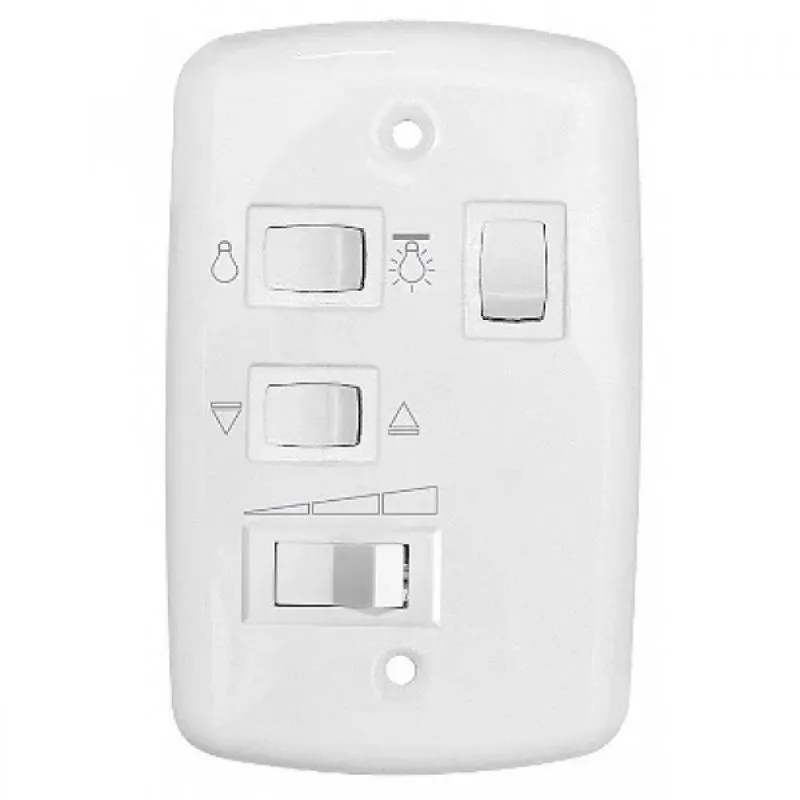 Controle Ventilador Teto 2lampada Com Capacitor Cod111