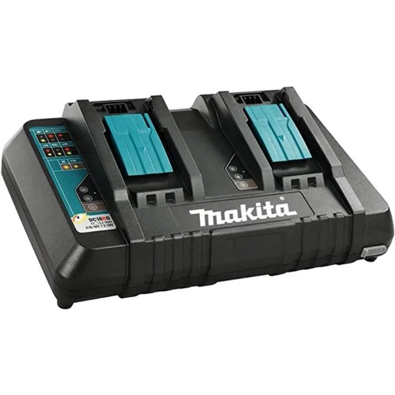 Carregador Duplo De Bateria 18v DC18RD 127V Makita 196928-9