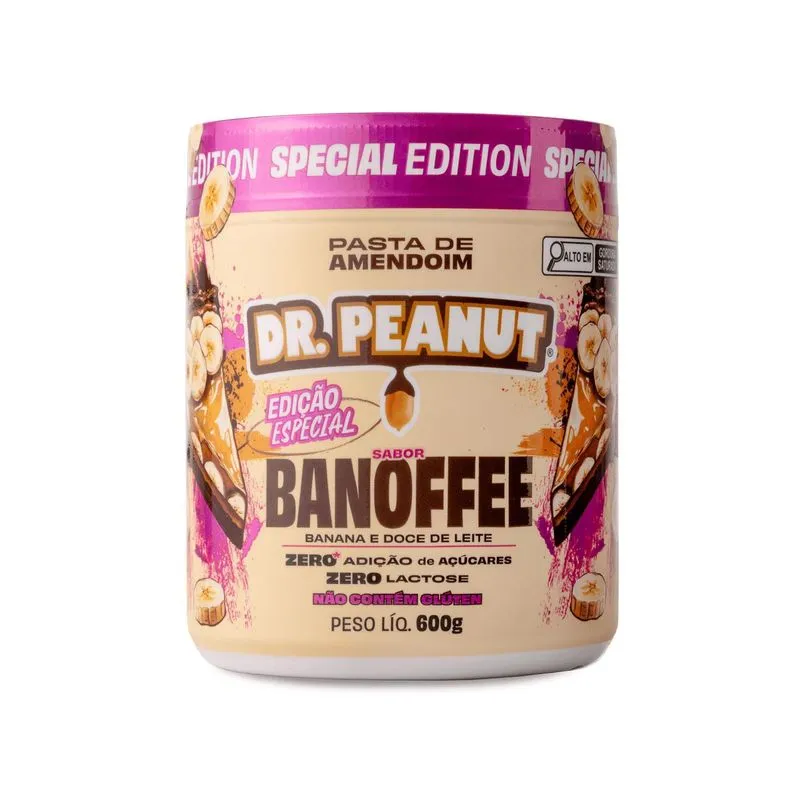 Pasta De Amendoim (600g) Dr. Peanut - Banoffee