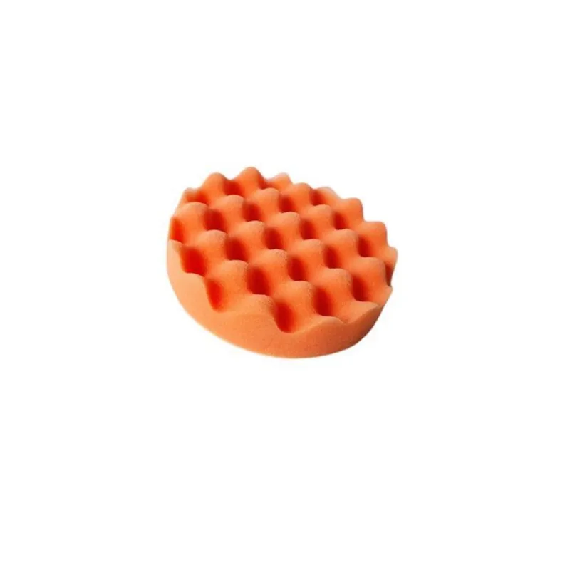 Boina Espuma Polimento 4 Polegadas Grossa Laranja