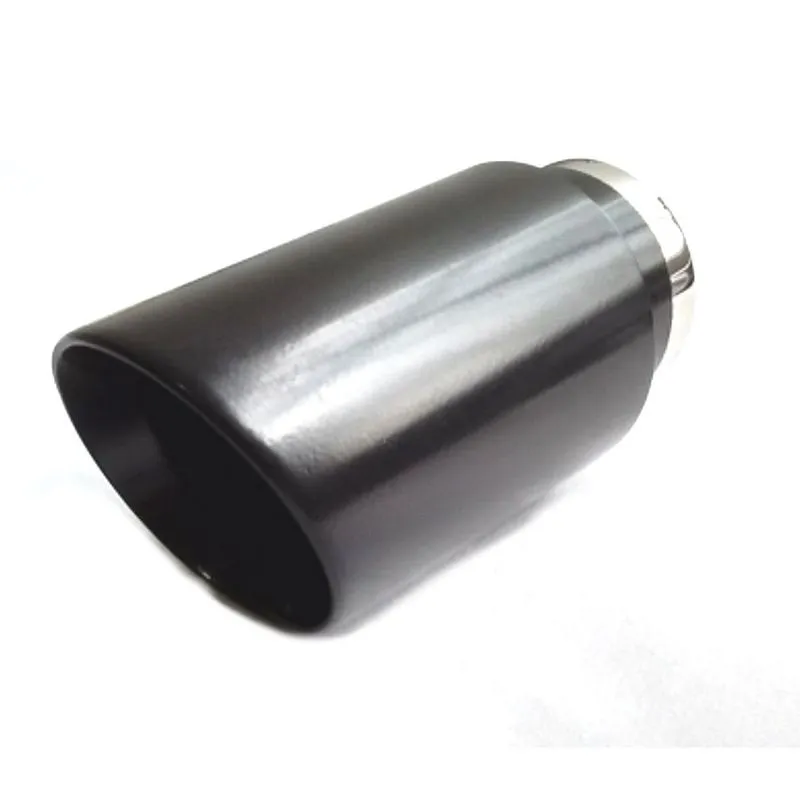 Ponteira Inox Corsa Meriva Up Chanfrada Preta 2 Polegadas