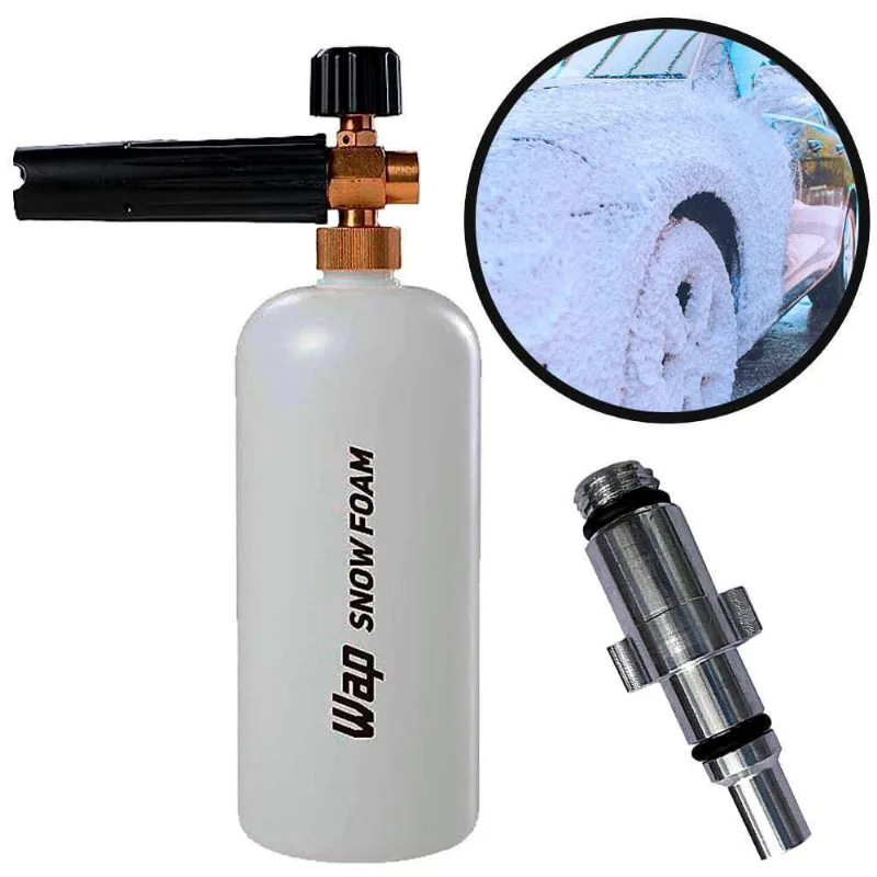 Aplicador de Detergente Snow Foam Canhão de Espuma Encaixe Fino FW006426 wap