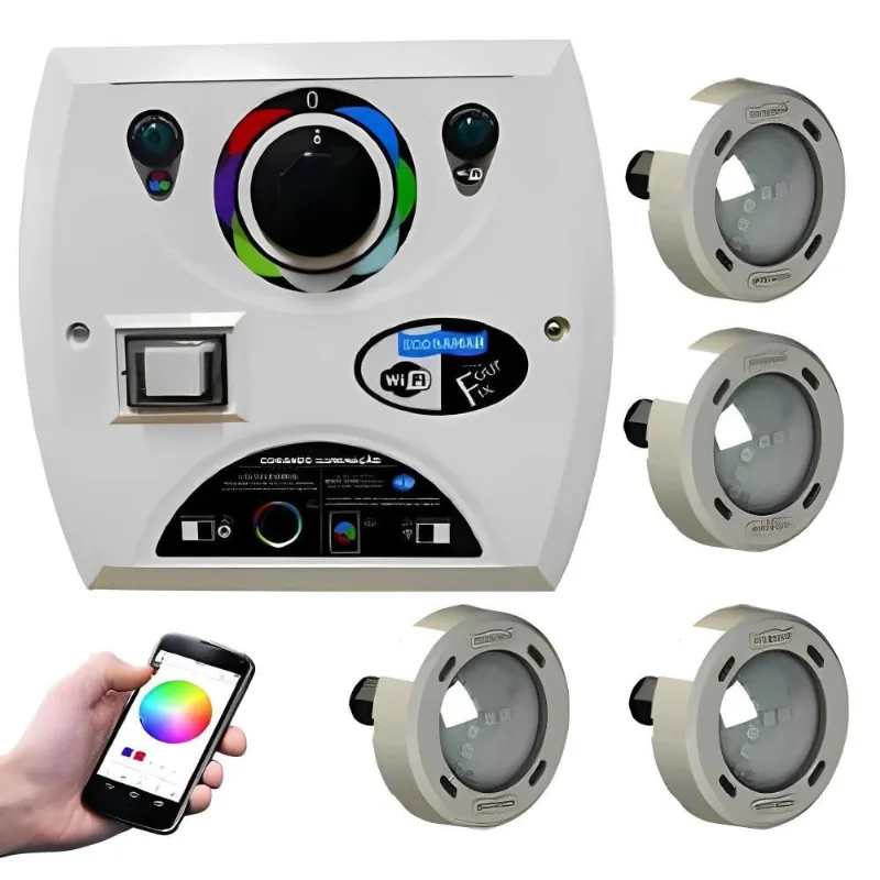 Comando Analógico Four Fix Wifi Bivolt com 4 Led 9W sodramar