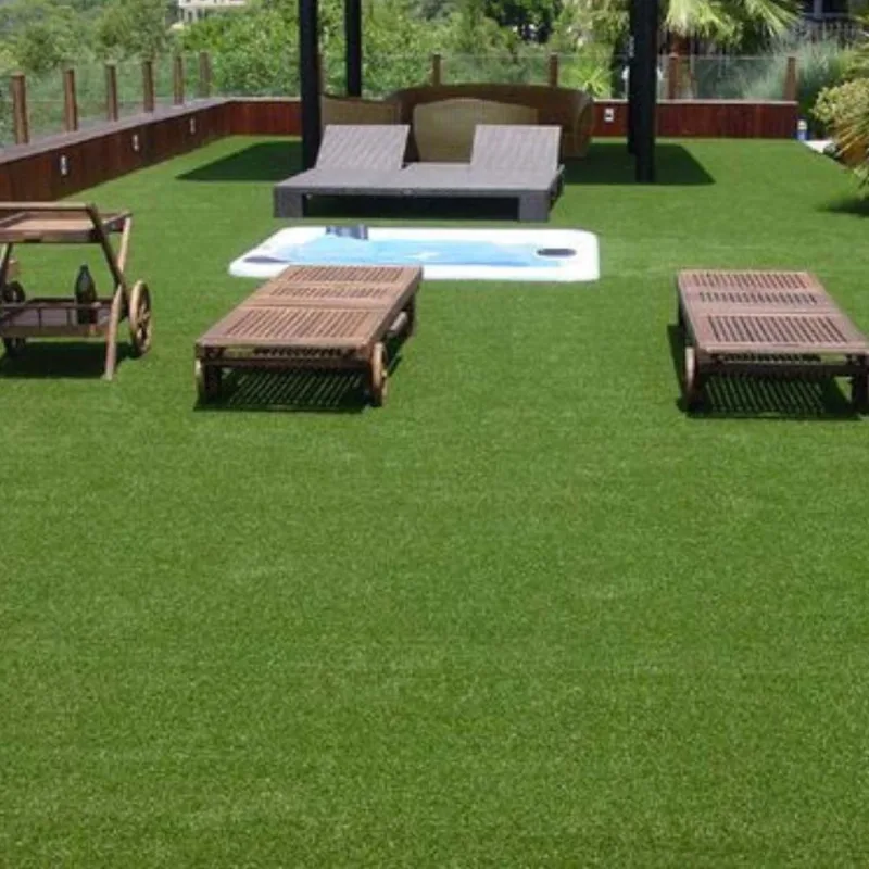 Rolo De Grama Sintética Artificial De 8mm 50m² Vendida Em Rolo Formaco Decor Verde/escuro Verde Escuro