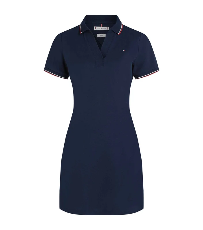 RWB Tipped Polo Dress Dark Night Navy L