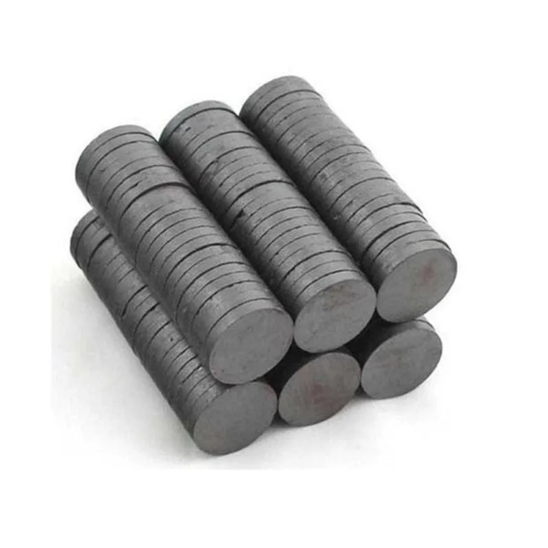 Imã Ferrite Ou Cerâmica Disco 12X3 Mm 50 Pçs