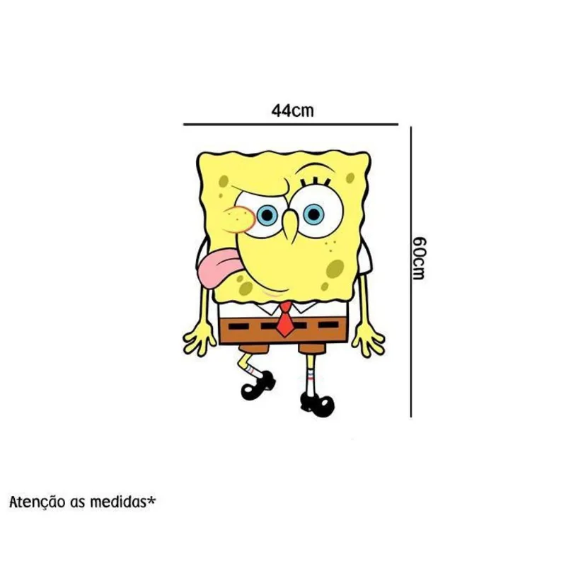 Adesivo De Parede Bob Esponja Mod1