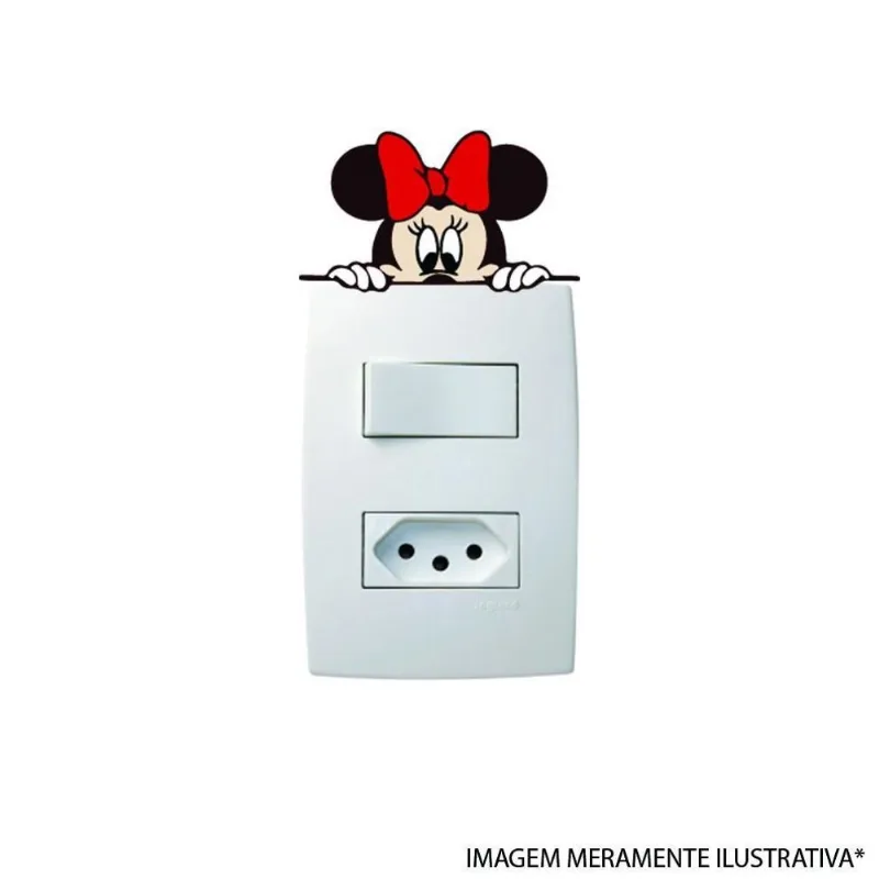 Adesivo De Interruptor Minnie Mod03