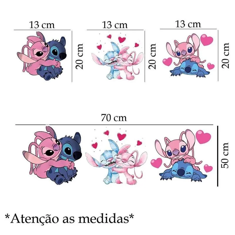 Kit Adesivo Angel E Stitch Mod01