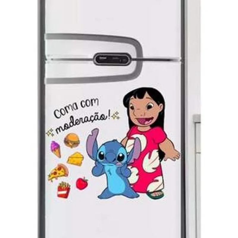 Adesivo De Geladeira Lilo E Stitch Mod 1