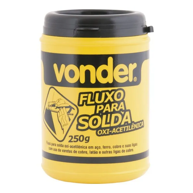 Fluxo para solda latão e bronze Vonder