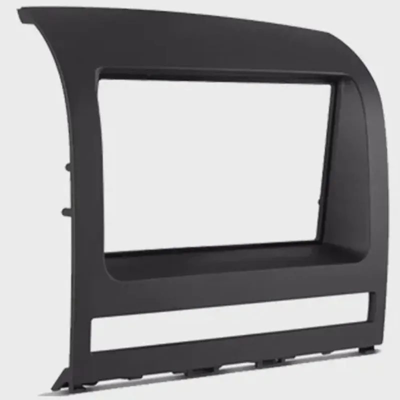 Moldura Painel 2 Din Dvd Fiat Idea 2006 à 2011 Preto