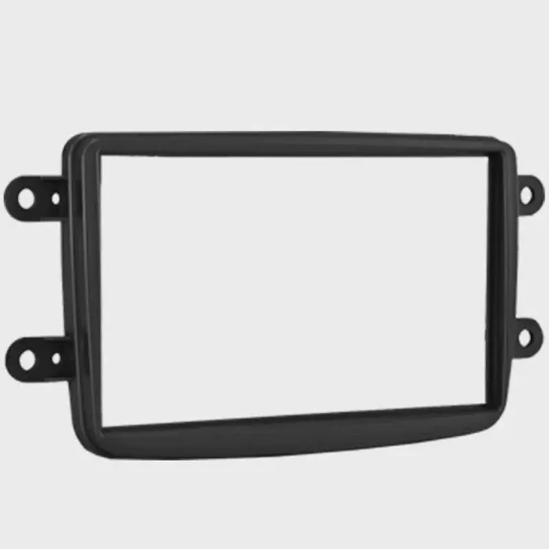 Moldura Painel 2 Din Dvd Renault Sandero 2012 à 2017 Preto