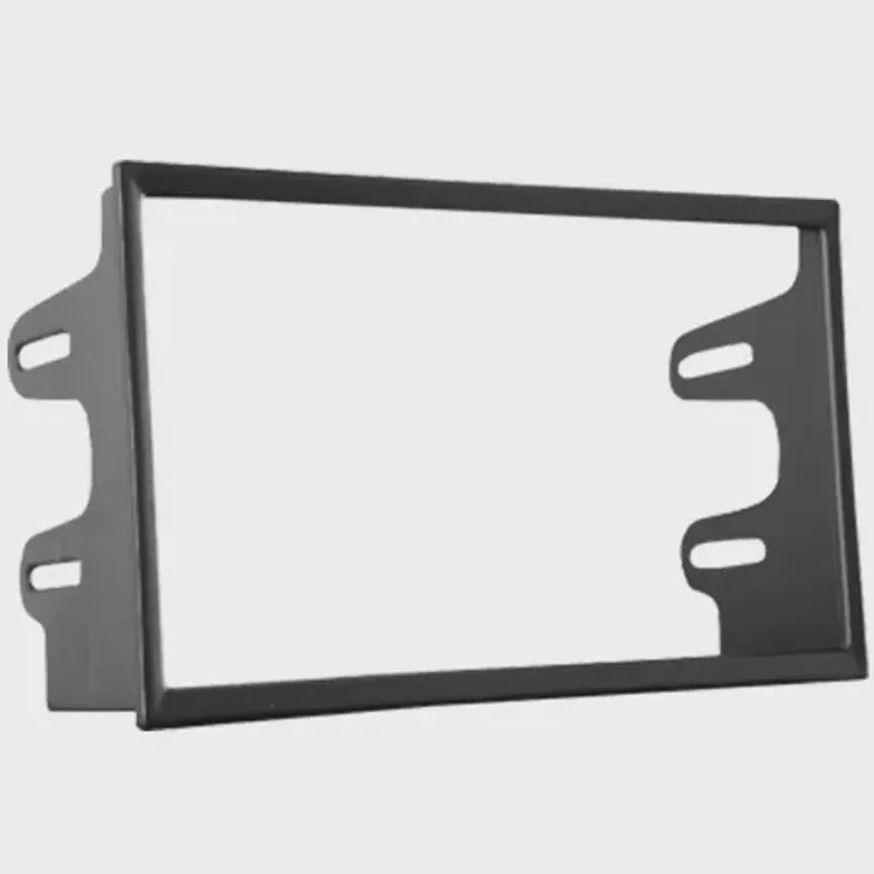 Moldura Painel 2 Din Dvd Fiesta Hatch Sedan 2005 à 2012 Preto