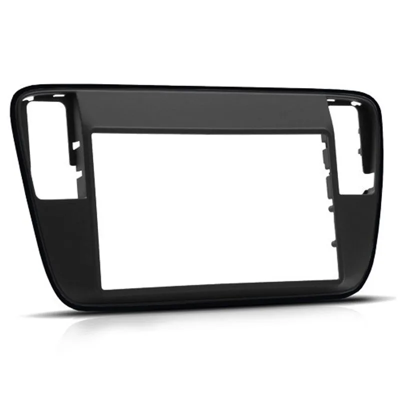 Moldura Painel 2 Din dvd Volkswagen Vw Up 2014 à 2017 Preta