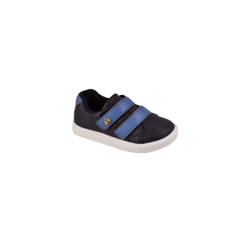 Tênis Infantil Masculino Sameka Fita Aderente Azul Marinho