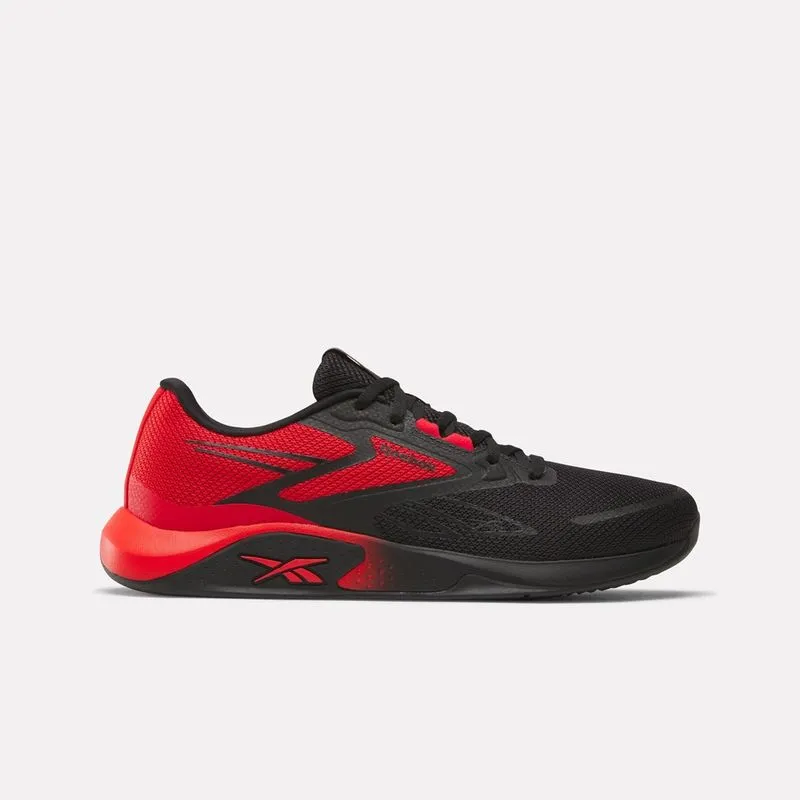 Tênis Reebok Nanoflex TR 3 Masculino Preto e vermelho - 38
