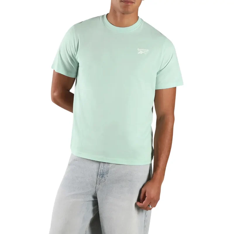Reebok Men Cody Small Logo Crew Neck Short Sleeve T-Shirt | 100251644 L / 100251644.0