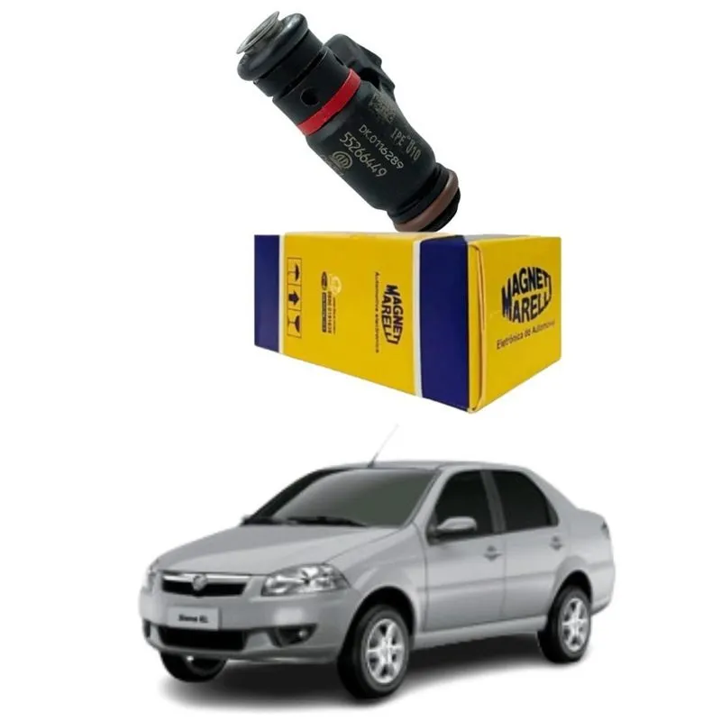 Bico Injetor Siena Fire 1.4 2006 A 2016 Flex Marelli Ipe010