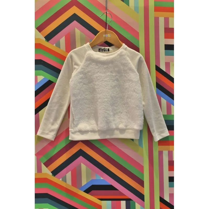 BLUSA RAGLAN PLUSH OFF WHITE GG