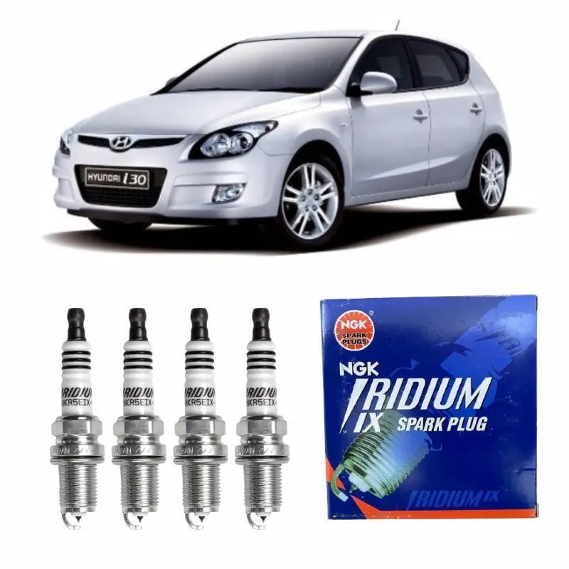 Jogo Velas Ngk Iridium Hyundai I30 2.0 Desde 2009 Bkr5eix11