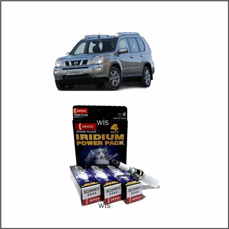 Jogo 4 Velas Denso Iridium Nissan X-trail 2.0 Desde 2009