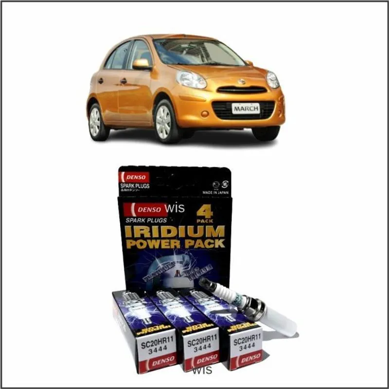 Jogo 4 Velas Denso Iridium Nissan March 1.0 12v Desde 2015