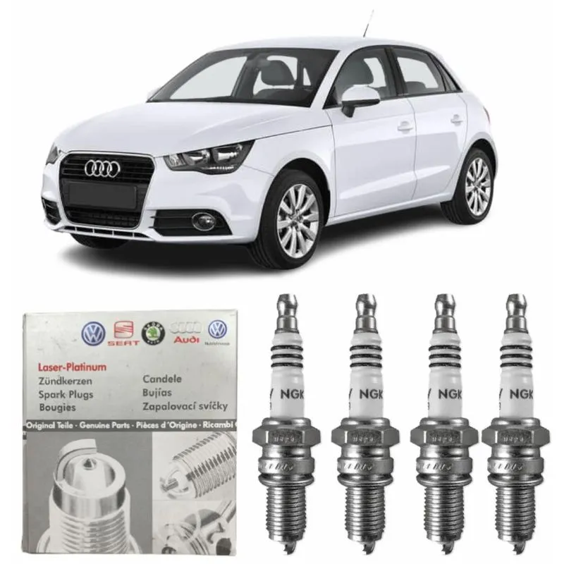 Jogo De 4 Velas Ngk Laser Platinum Audi A1 1.4 Desde 2011