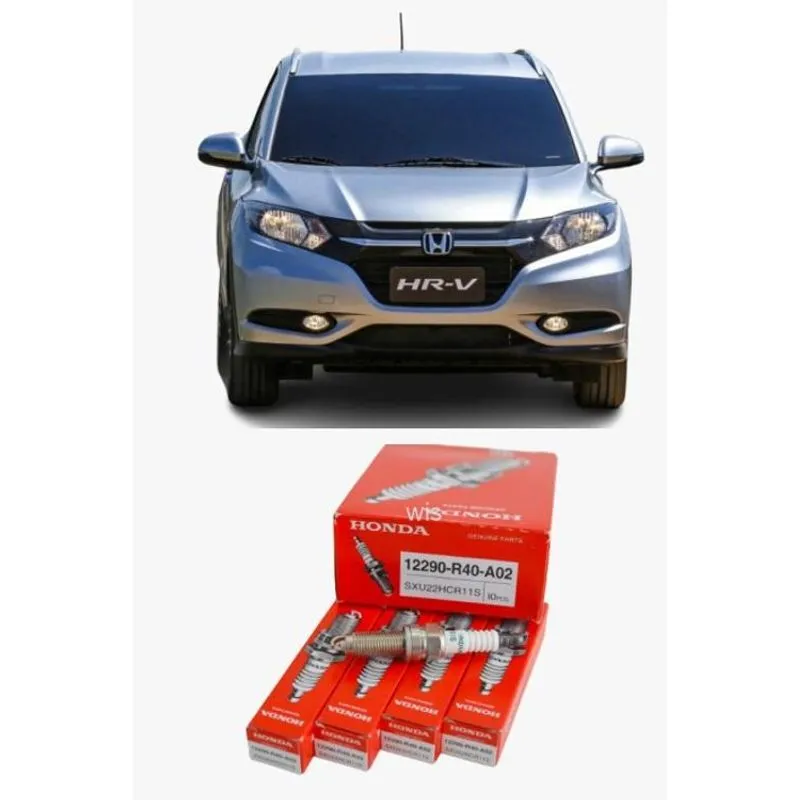 Jogo 4 Velas Iridium Denso Honda Hrv 1.8 16v De 2015 A 2019