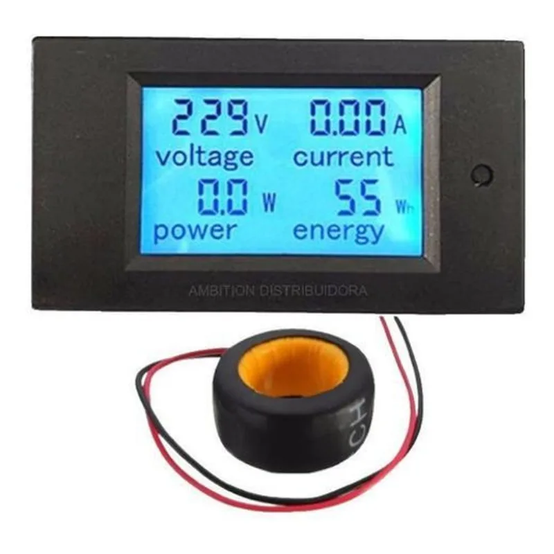 Medidor De Consumo Wattímetro Digital 4x1 Voltímetro