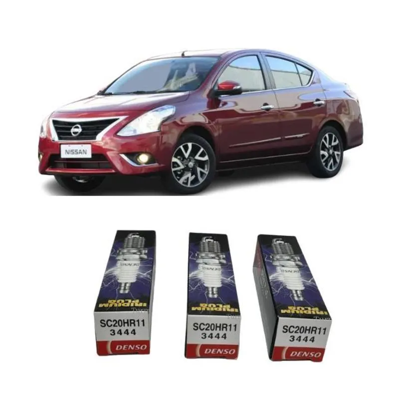 Jogo 3 Velas Denso Iridium Nissan Versa 1.0 12v