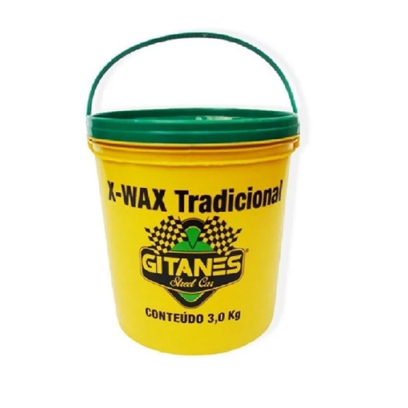 Cera Pasta Automotiva X-Max Gitanes 3 Kg