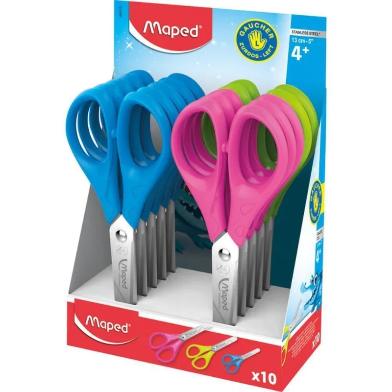 Tesoura Escolar Pulse Jacare Canhoto 13cm (s)