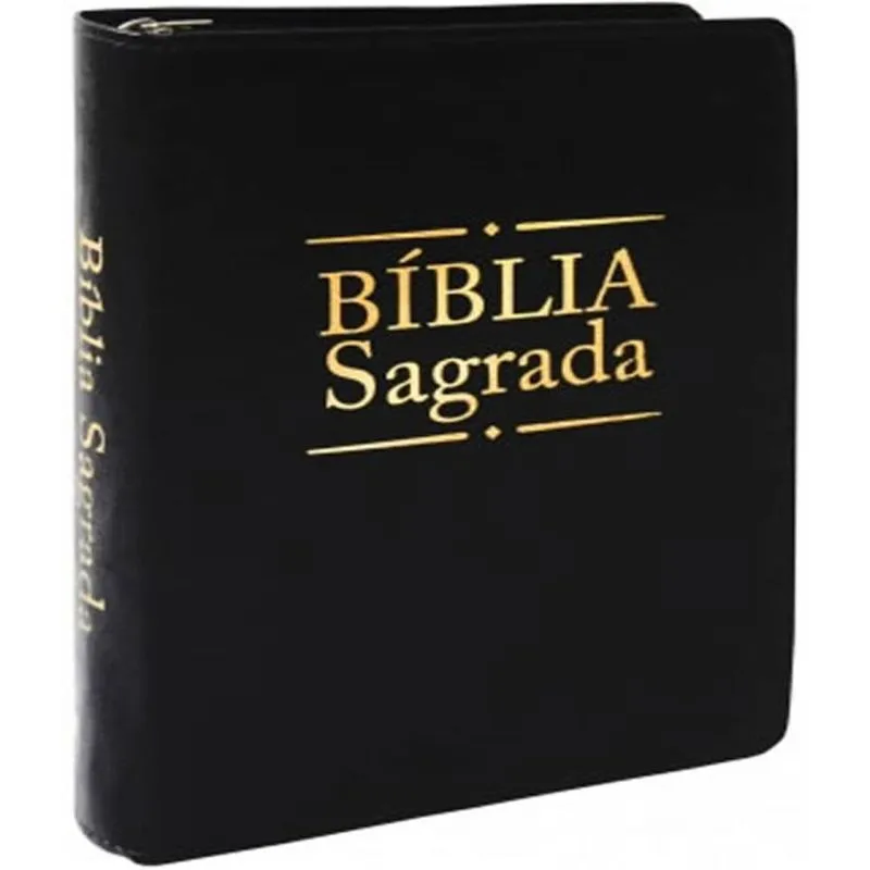 Biblia Sagrada - Ziper Preta