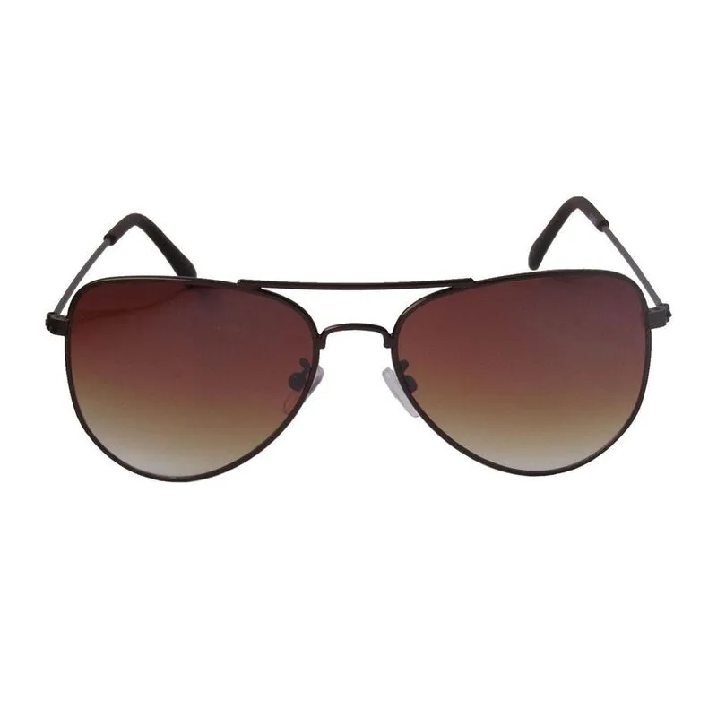 Oculos De Sol Feminino Estilo Aviador Lente Marrom P