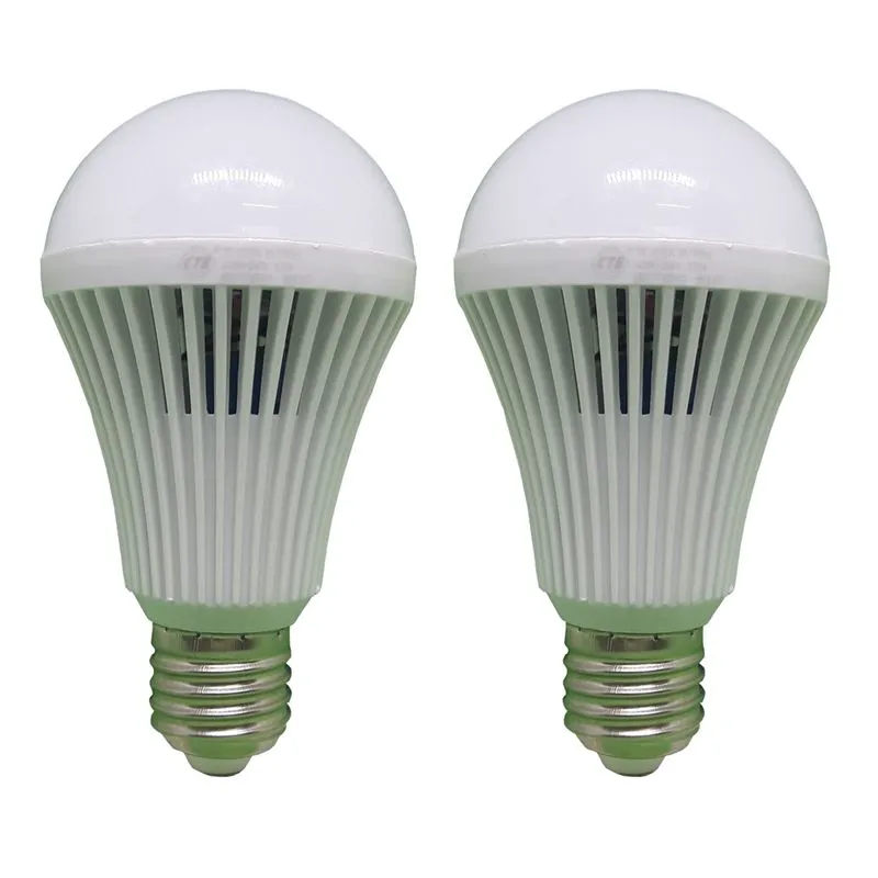 Lâmpada Led Bulbo de Emergência 7w Branco Frio Bivolt Kit 2