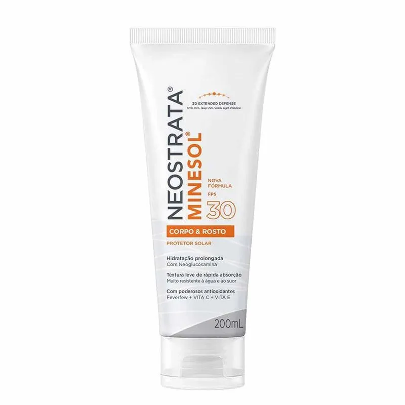 Protetor Solar Neostrata Rosto e Corpo FPS 30 200ml