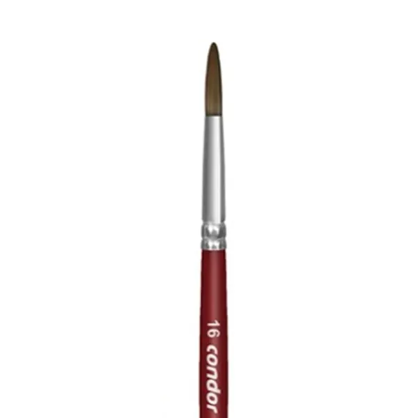 Pincel Redondo Condor Curto C/12 473-16