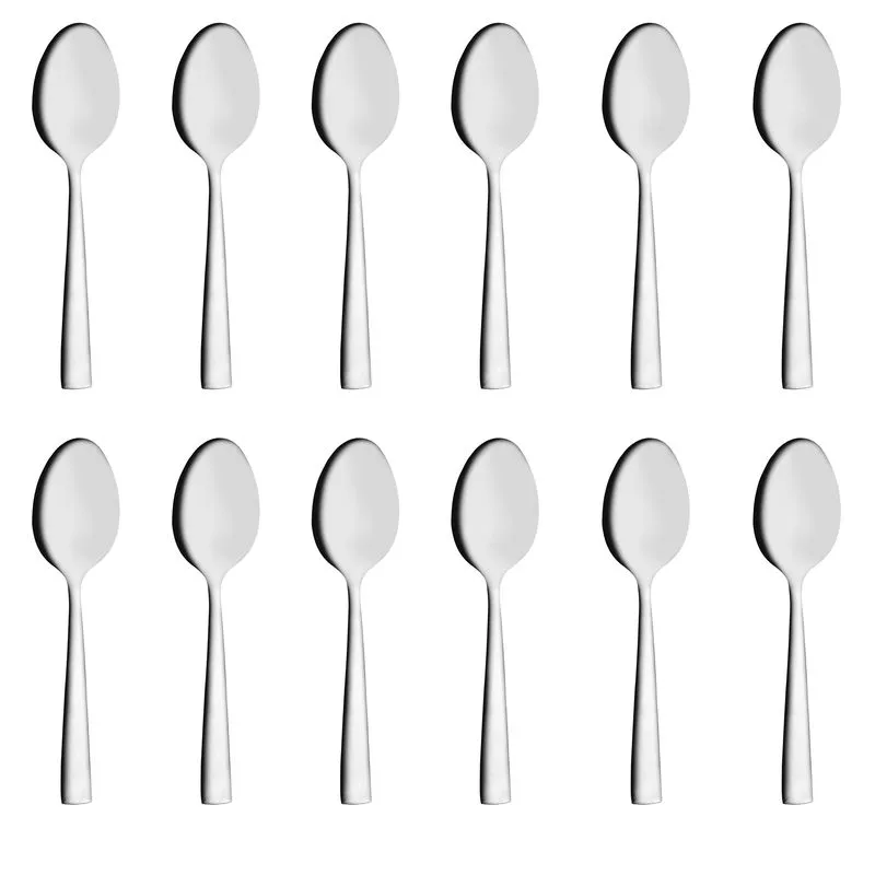Colher de Sobremesa em Aço Inox Singapura 12 peças - Hercules