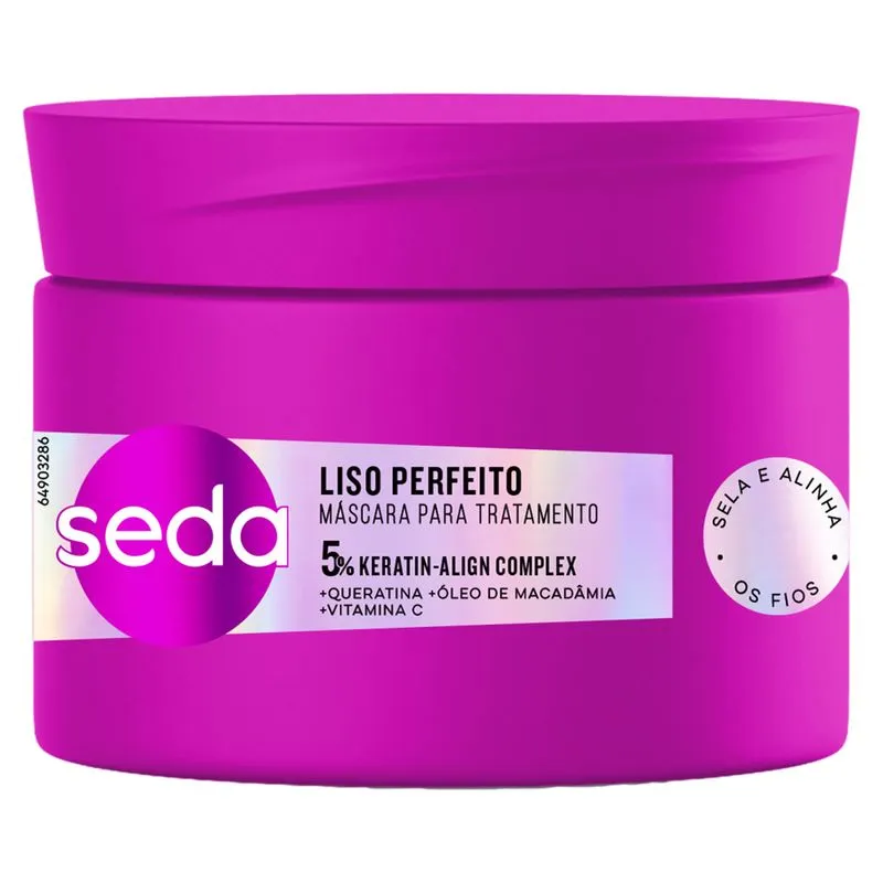 Mascara De Tratamento Seda 300g Liso Perfeito CX 6