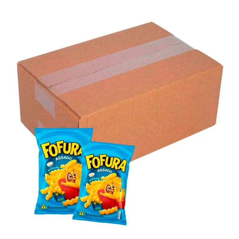 Kit Salgadinho Fofura Sabor Requeijão 70g c/10 - Lucky