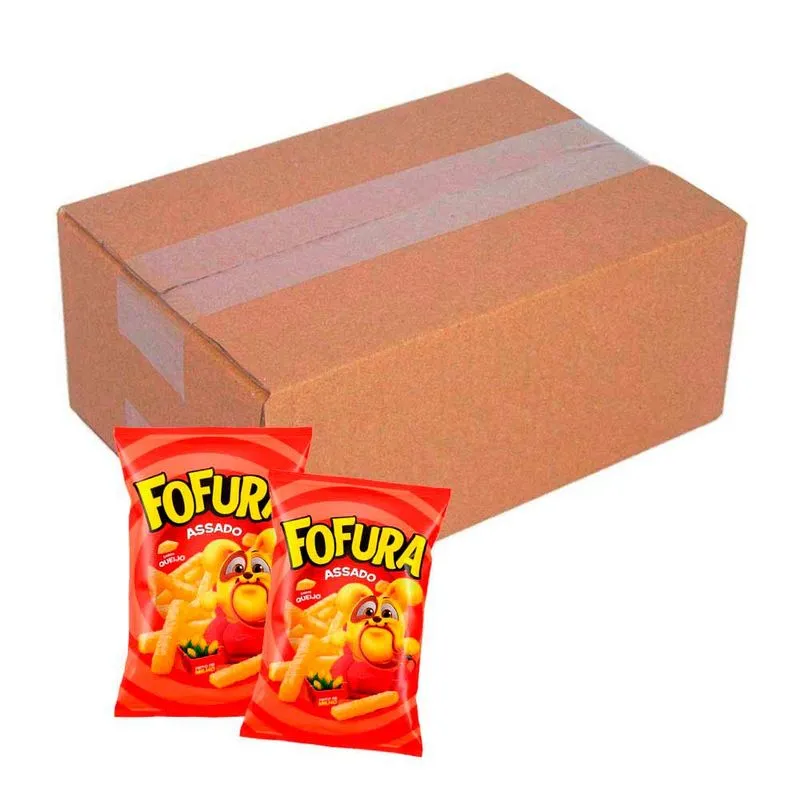 Kit Salgadinho Fofura Sabor Queijo 70g c/10 - Lucky