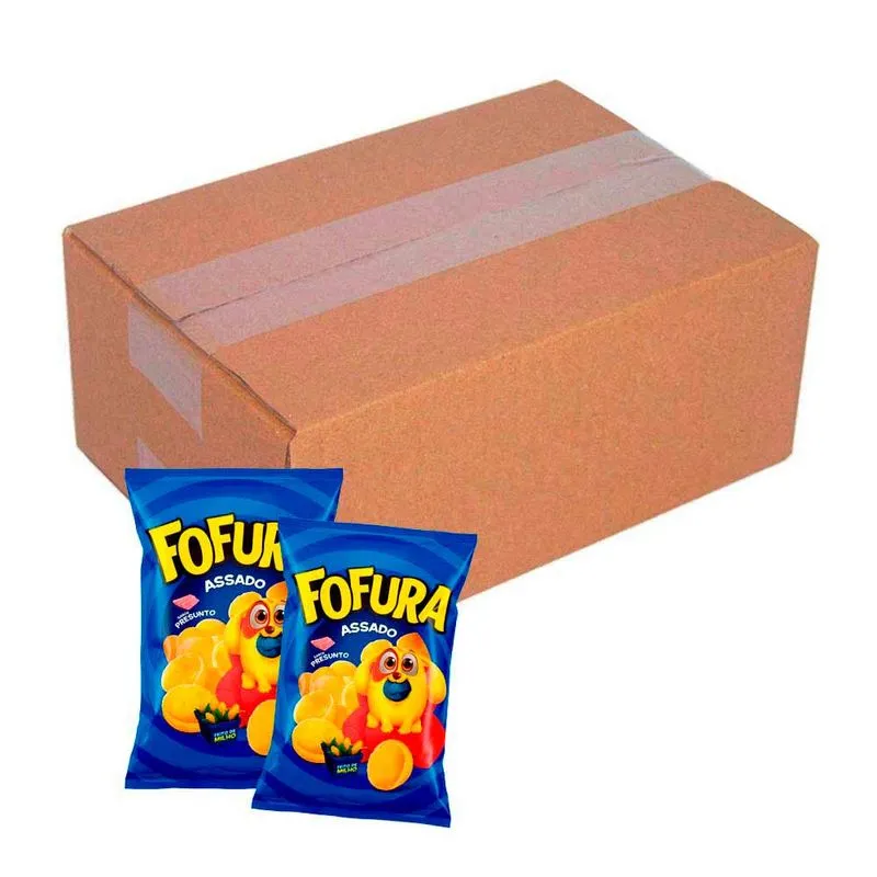 Kit Salgadinho Fofura Sabor Presunto 70g c/10 - Lucky