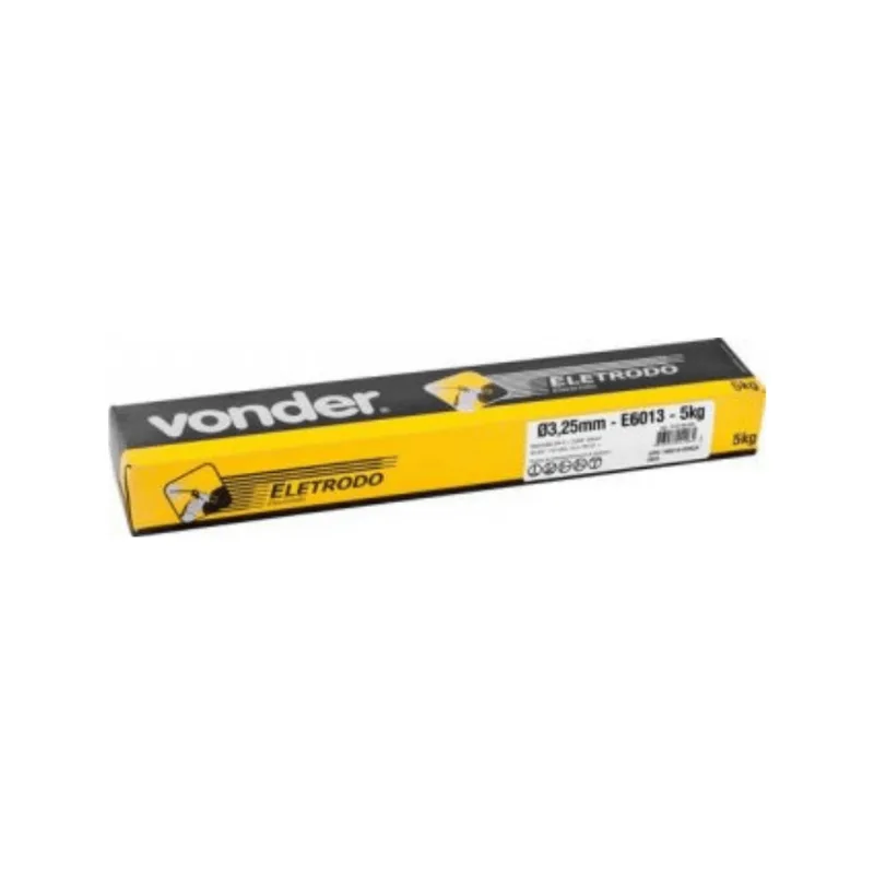 Eletrodo Para Solda Elétrica E6013 Com 3.25mm Com 5kg Vonder