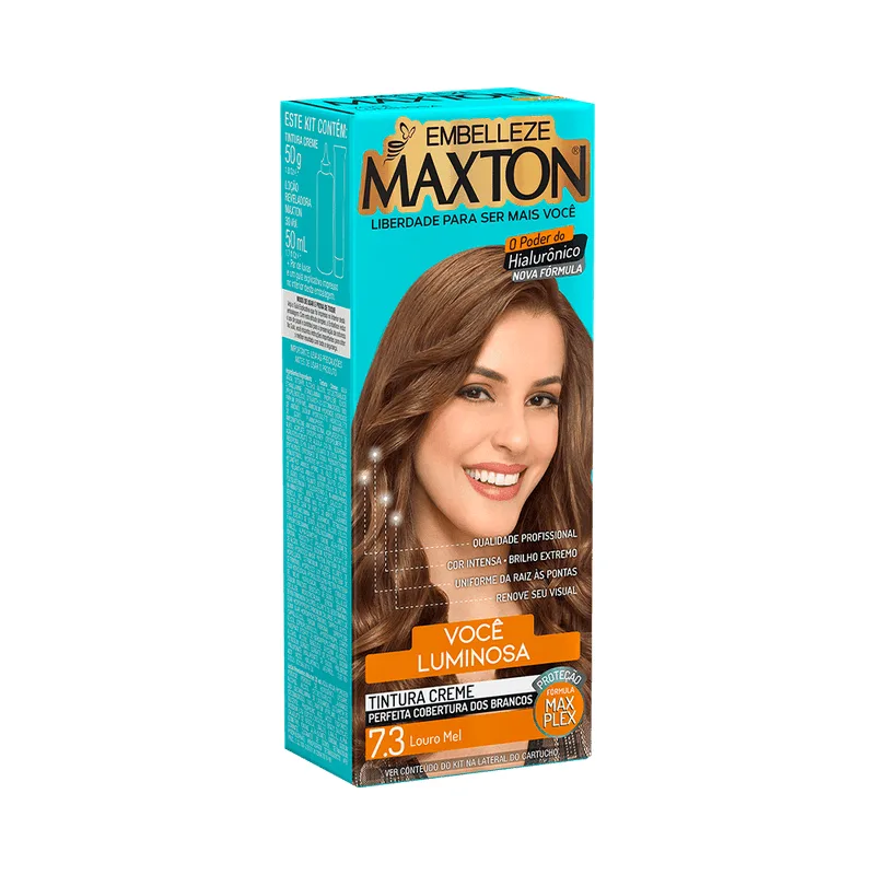 Coloração Embelleze Maxton 7.3 Louro Mel CX 6
