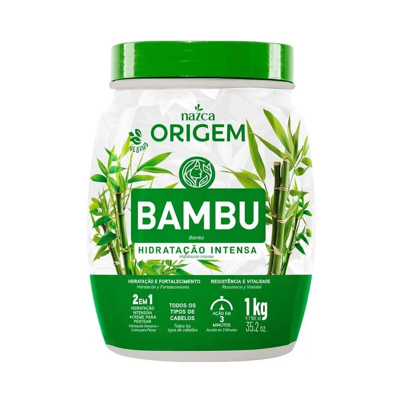 Creme Capilar Origem 2 em 1 Bambu 1kg CX 6