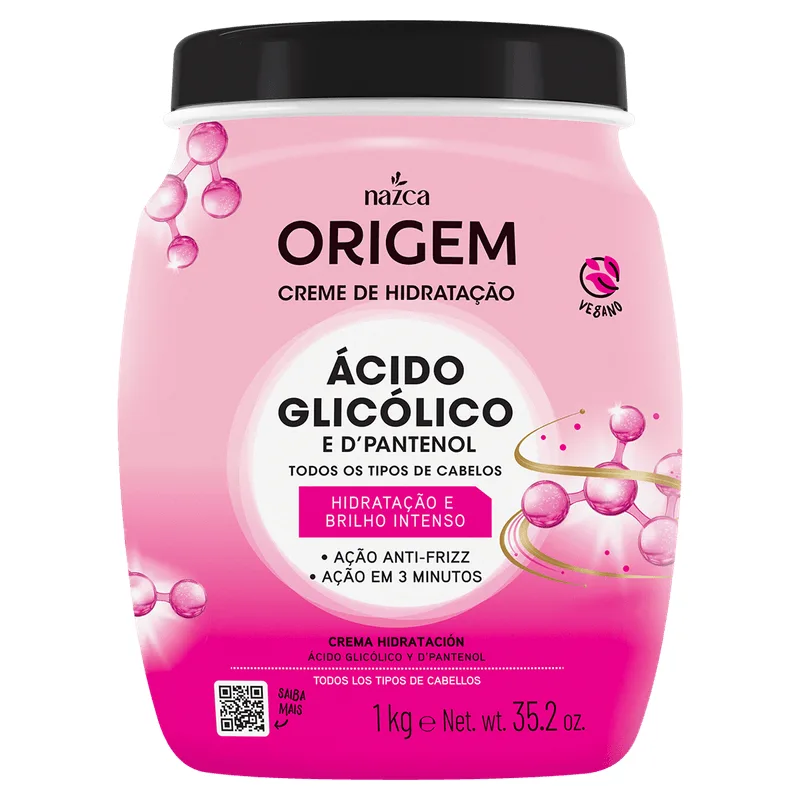 Creme Capilar Nazca 1kg Acido Glicolico E D Pantenol CX 6